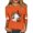 Light Green, variant on Halloween Womens Shirts 3/4 Sleeve Funny Pumpkins Print Crew Neck T-Shirts Halloween Costume Holiday Blouse