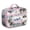 Pink-15, variant on Insulated Lunch Tote With Botanical Palm Inspired Print, Lightweight Durable Lunch Box Bag, Perfect For Hawaiian, Leafy, And Jungle Leaves Lovers