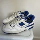 thumbnail image 2 of New Balance 550 Sneakers Mens Size 7.5 Blue White Low Top Shoes Adults Casual, 2 of 6
