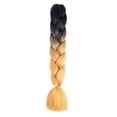 thumbnail image 3 of de pelo trenzado Jumbo, de ganchillo sintética de extensión de 23,62 pulgadas para actuación en festivales, juego de rol, uso diario B32, 3 of 9