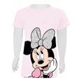 thumbnail image 1 of Playera Minnie Talla 8 Manga Corta con Estampado Gigante Rosa, 1 of 3