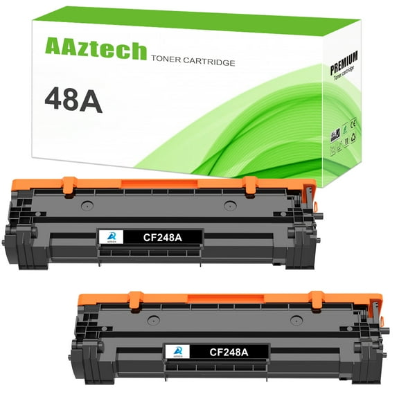 Compatible HP 48A CF248A Toner Cartridge High Yield HP LaserJet Pro M15w M15a MFP M28w MFP M29w (Black 2-Pack)