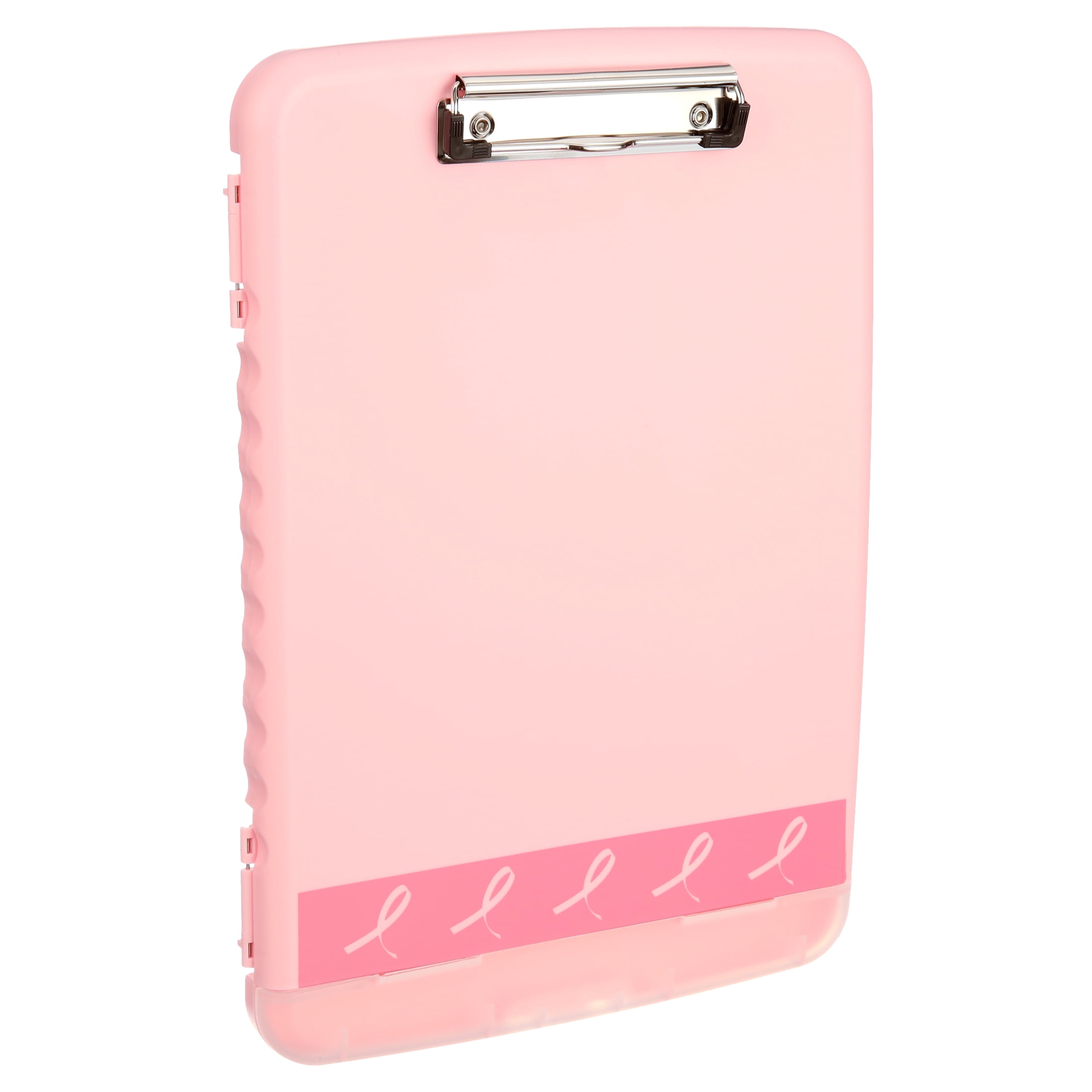 Officemate Breast Cancer Awareness BCA Slim Clipboard Storage Box (08925)