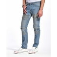 thumbnail image 3 of MEN'S GLACIER FIVE POCKETS MOTO SLIM FIT JEANS, 3 of 9