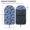 thumbnail image 7 of POLERO Blue Camouflage Car Seat Towel Cover Universal, Microfiber Terry Cloth Liner for Bucket Seat, Suitable for Vans Trucks and Daily Drivers, 7 of 7