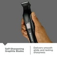 thumbnail image 5 of REMINGTON Graphite All-in-One Grooming Kit, Men's Head & Body Trimmer Kit with Combs, Black, 5 of 17