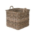 thumbnail image 2 of Kouboo Square Rattan Basket, Decorative Storage Basket And Planter, Handmade, Living Room, Blankets, Laundry Basket, Linens, 2 of 12