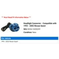 thumbnail image 2 of Headlight Connector - Compatible with 1993 - 2002 Nissan Quest 1994 1995 1996 1997 1998 1999 2000 2001, 2 of 2