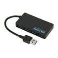 thumbnail image 2 of USB Splitter  , 4 Ports Plug And Play 5Gbps  Ultra Thin  For Mobile Hard Disk  For Keyboard  For Mouse Black, 2 of 8