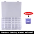 thumbnail image 4 of Fullcase 30 Grids Diamond Painting Storage Containers, Bead Organizer Case (Box Only), 4 of 7
