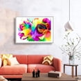 thumbnail image 3 of IDEA4WALL Framed Canvas Wall Art Rose Flowers Floral Picture Prints for Modern Home Decoration, 3 of 4