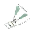 thumbnail image 2 of Rizador de pestañas duradero para mujeres Unique Bargains 1 Pcs para negocios de salón de belleza y viajes, acero al carbono PS verde, 2 of 3
