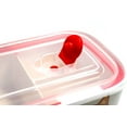 thumbnail image 6 of Microwavable Ceramic Bento Box With Seal Rectangular Shape With Dividers, 6 of 11
