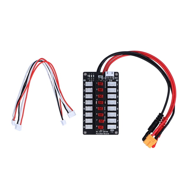 Placa de conexión paralela, placa de carga LiPo Placa adaptadora JST Batería Lipo de primera línea