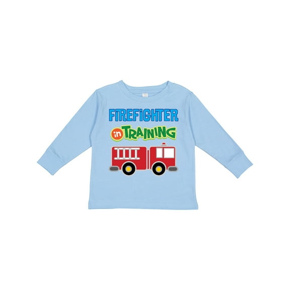 Inktastic Future Firefighter Kids Fireman Boys Long Sleeve Toddler T-Shirt