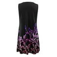 thumbnail image 4 of Tiqkatyck Spring Dresses for Women 2024, Summer Dresses for Women Beach Floral Tshirt Sundress Casual Pockets Boho Tank , Summer Dresses for Women 2024 Hot Pink, 4 of 5