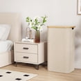 thumbnail image 3 of Cesta de ropa Lifewit de 100 litros con tapa y bolsa extraíble, color beige, 3 of 9