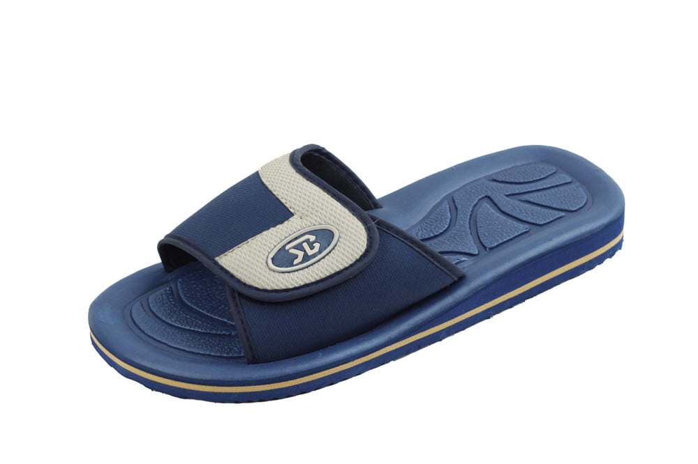 Starbay New Men's Lightweight Faux Leather Flip Flops Sandals 