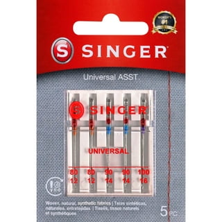 Singer Universal Size 14/90 Regular Point Machine Needles, 4 Count 