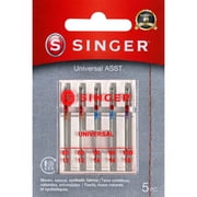SINGER Regular Point Universal Sewing Machine Needles, Size 80/12, 90/14, 100/16 - 5 Count