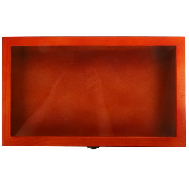 1Pcs Display Case Wooden Box for Specimen Storage Collectors Vintage Design 37.8X22X5.5in