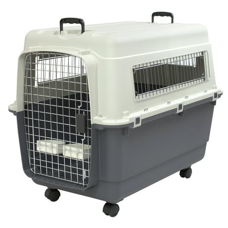 Kennels Direct Premium Plastic Dog Kennel and Travel Crate , size Extra (Best Dog Kennel For Car Travel)