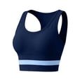 thumbnail image 7 of Yxbdin Wireless Sports Bras for Women Padded Longline Racerback Bra Comfortable Full Coverage Gentle Lift Support Bras for Yoga Athletic Fitness, 7 of 7