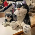 thumbnail image 4 of Funny Lucifer cat plush toy children's play with comfort doll doll holiday gift cat plush animal cute plush toy, 4 of 24