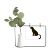 thumbnail image 1 of Cadre Photo en Métal avec Vase Décoratif, Chat Noir Mignon, 1 of 3