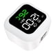 thumbnail image 3 of LED Alarm Clock Night Light USB Rechargeable Mirror Design Adjustable Night Lamp Digital Clock with Battery White, 3 of 5