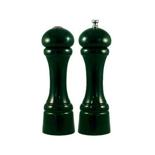 Chef Specialties 08800 8 in. Forest Green Pepper Mill and Salt Shaker Set
