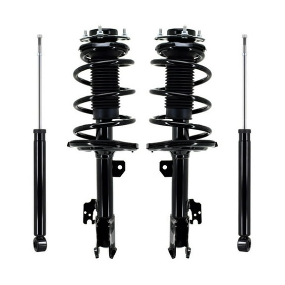Front - Rear Quick Complete Strut-Shock For 2011-2012 Toyota Sienna 2.7L FWD