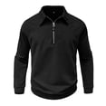 thumbnail image 5 of Rhuody Men Sweatshirts Long Sleeve Crewneck Solid Color Pullover Sweatshirt Xl Black, 5 of 8