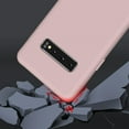 thumbnail image 4 of Crossbody Case for Samsung Galaxy S10 with Lanyard Strap Adjustable Rope Liquid Silicone Soft Cover Pink, 4 of 10
