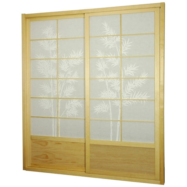 Oriental Furniture Bamboo Tree Shoji Sliding Door Kit Com Oriental Furniture Bamboo Tree Shoji, Bamboo Sliding Door
