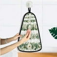thumbnail image 5 of Hanging Hand Towels For Kitchen Bathroom Home Decor Lightweight Eucalyptus Peonies and Roses, 5 of 6
