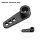 thumbnail image 4 of Brazo de servo de dirección de aleación de aluminio 25T negro para coche/barco/avión RC Accesorios 2 Pcs, 4 of 7