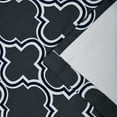 thumbnail image 4 of Bohemian Trellis Blackout 2 Panel curtains 52X108-Navy Blue, 4 of 4