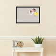 thumbnail image 3 of PinPix 24x16 Custom Cork Bulletin Board Ikat Vintage Grapefruit Poster Board Has a Fabric Style Canvas Finish, Framed in Ikat Vintage Grapefruit, by ArtToFrames (PinPix-1600), 3 of 5