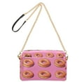 thumbnail image 2 of FORMRS Women Crossbody Purse with Chain Strap Vegan Leather Shoulder Handbag, Pink Doughnuts, 2 of 7