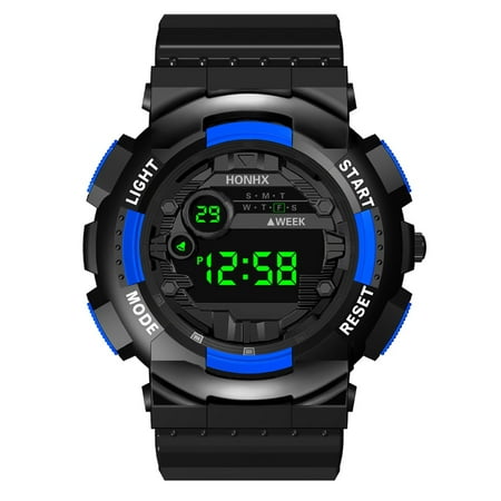 amousa Watch Luxury Mens Digital LED Watch Date Sport Men Outdoor Electronic Watch