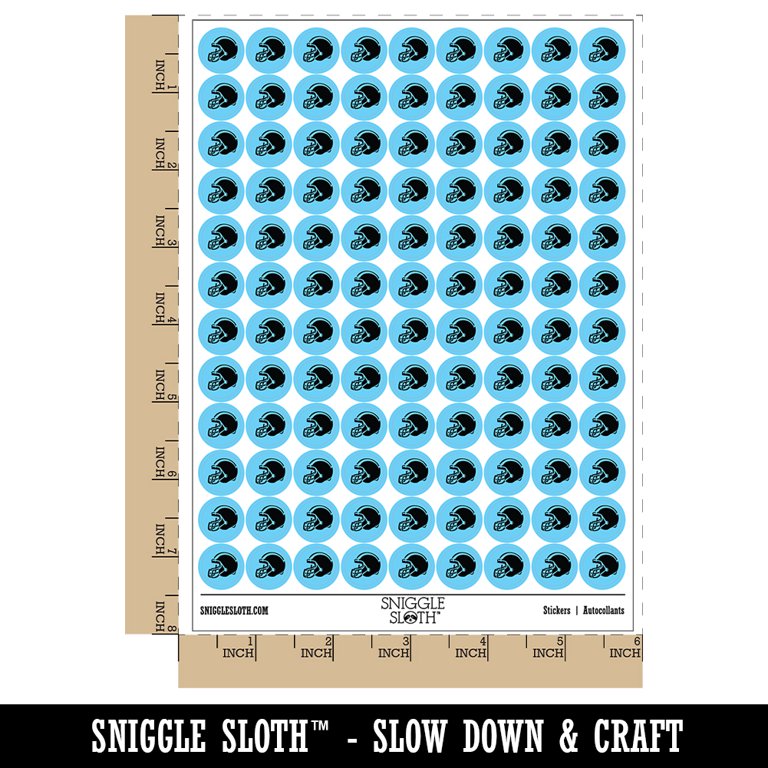 American Football Helmet Sports 200+ Round Stickers - Light Blue - Matte Finish - 0.50" Size - Walmart.com American Football Helmet Sports 200+ Round Stickers - Light Blue - Matte Finish - 0.50" Size - Walmart.com
