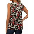thumbnail image 4 of KISSMODA Women's Tank Tops V Neck Casual Sleeveless Tops for Women 2025 Basic Trendy Tank Oversized Summer Blouses S-3XL, 4 of 5