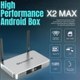 thumbnail image 2 of StreamX X2 Max High- Performance Bundle - Super Android TV Box With 7-Day Playback, Time Shift, Voice Control +64GB TF, 128GB USB & More, 2 of 6