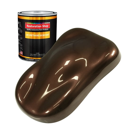 Mahogany Brown Metallic 1 Quart URETHANE BASECOAT Car Auto Body Paint