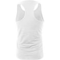 thumbnail image 2 of Ma Croix Men's Active Tri-Blend Slim Fit Racer Back Sleeveless Tank Top, 2 of 4