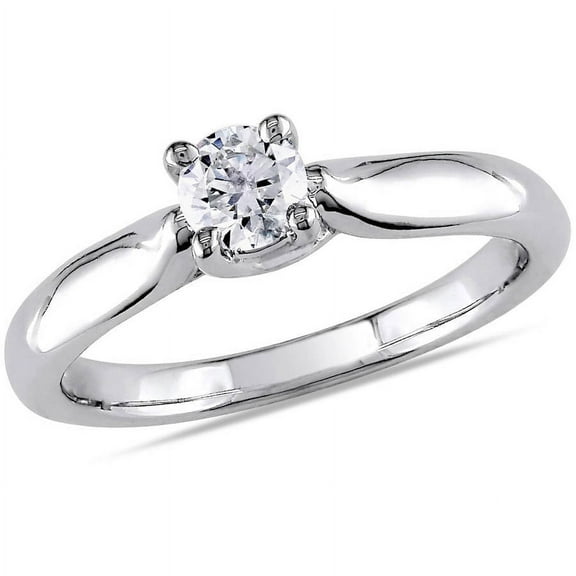 Everly Women's Diamond White Gold Engagement Ring