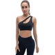 thumbnail image 3 of Sujetador deportivo de un solo hombro para mujer Sujetadores de entrenamiento, 3 of 5