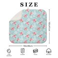 thumbnail image 4 of Pioneer Flower Floral Print Pattern Kitchen Dish Drying Mat 1 Pack, Ultra Absorbent Microfiber Drainer Mat, 16"x18", 4 of 6