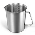 thumbnail image 1 of Handle Stainless Steel Measuring Cup, Unbreakable 1000 Ml Jug With Reliable Quality, Lightweight Design For Easy Handling, Solid Grip Handle Ensures Secure Pouring, Wide Mouth, 1 of 5
